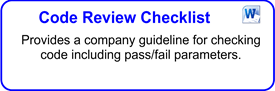 IT Code Review Checklist